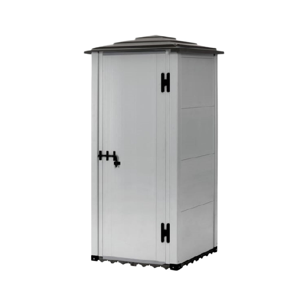 Abri de jardin en résine pour rangement extérieur - 120 x 83 x 190