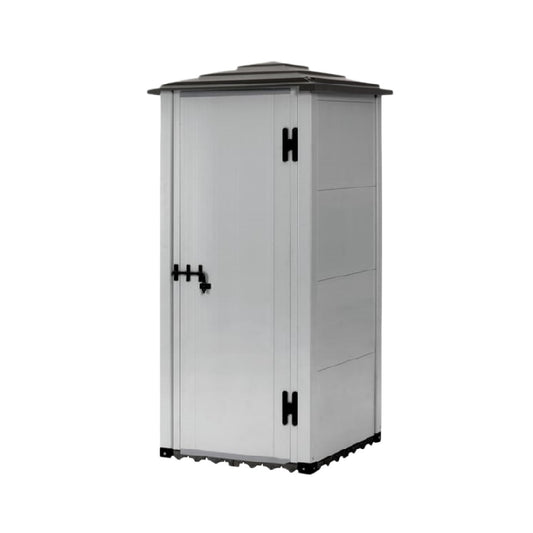 Abri de jardin en résine pour rangement extérieur - 120 x 83 x 190